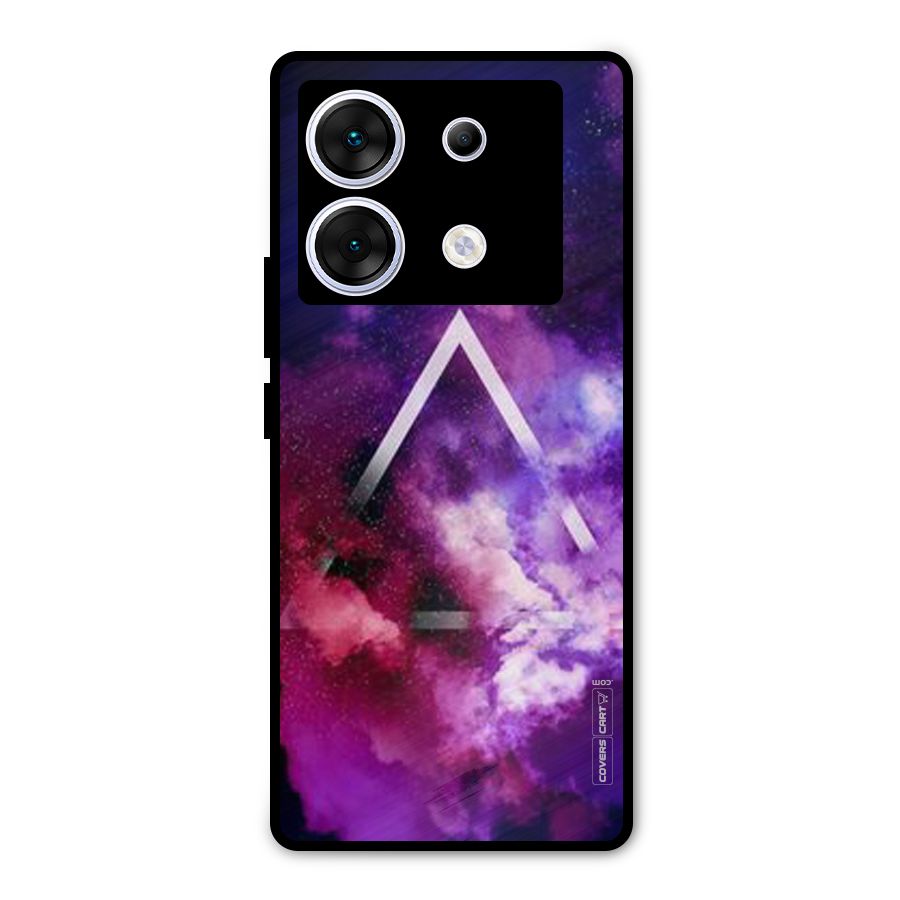 Galaxy Smoke Hues Metal Back Case for Infinix Zero 30 5G