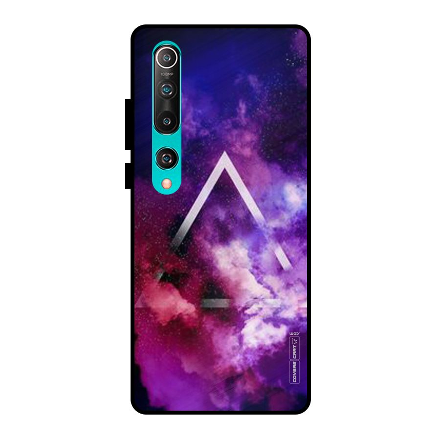 Galaxy Smoke Hues Metal Back Case for Mi 10