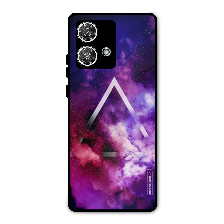 Galaxy Smoke Hues Metal Back Case for Motorola Edge 40 Neo