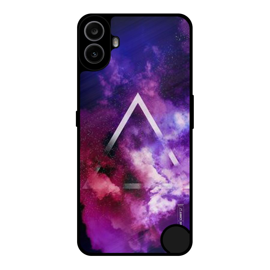 Galaxy Smoke Hues Metal Back Case for Nothing CMF Phone 1
