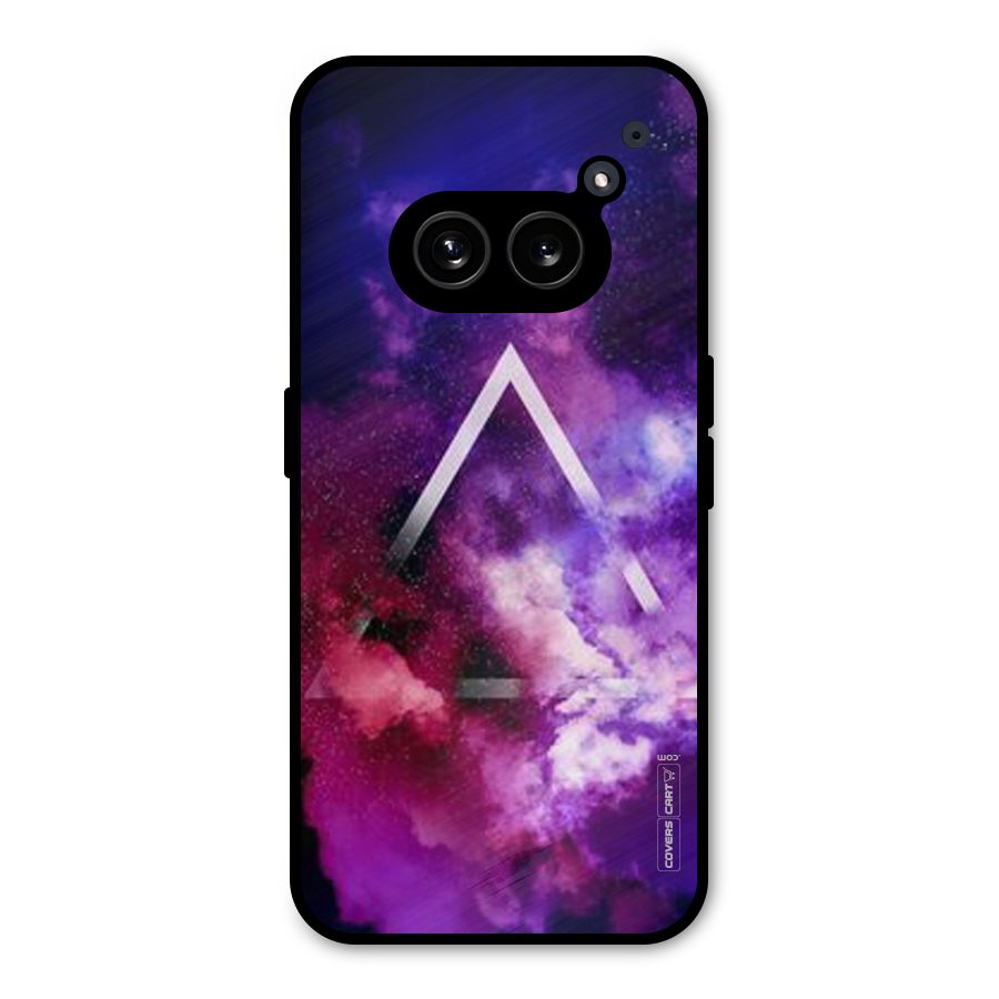 Galaxy Smoke Hues Metal Back Case for Nothing Phone 2a Plus