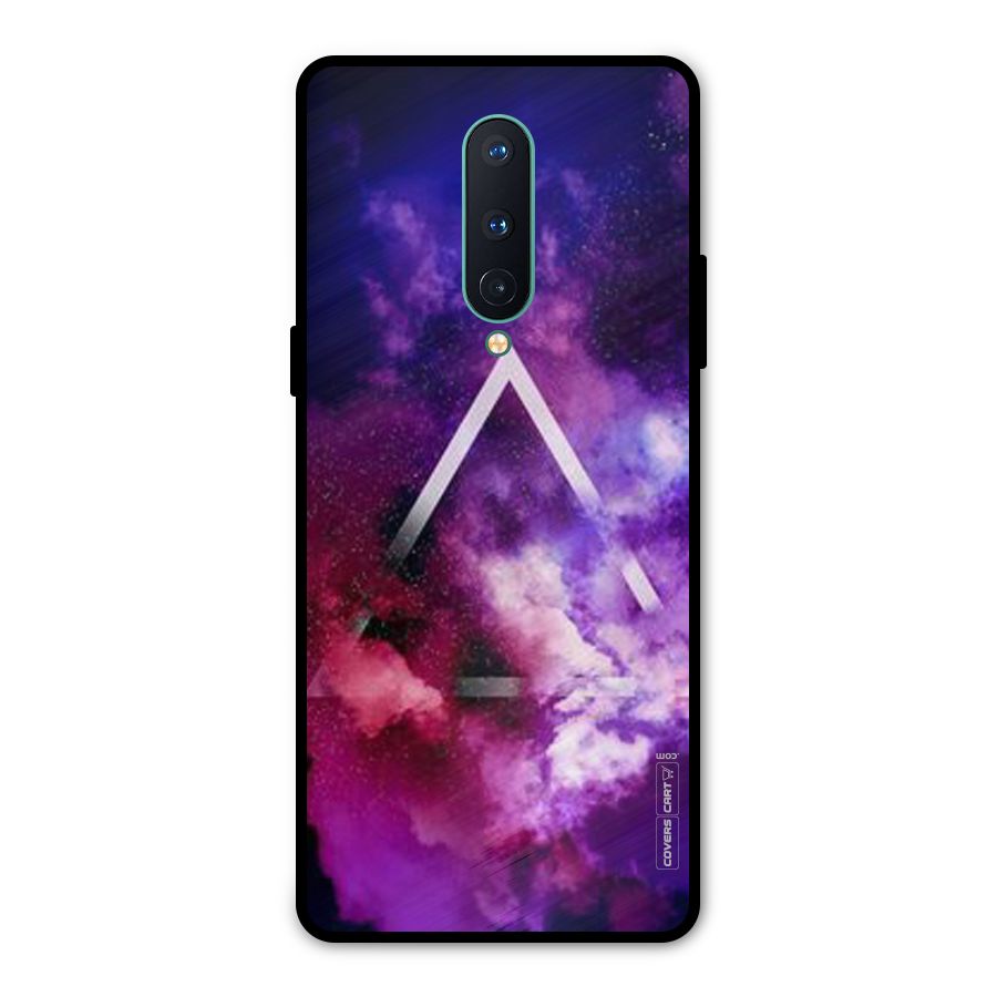 Galaxy Smoke Hues Metal Back Case for OnePlus 8