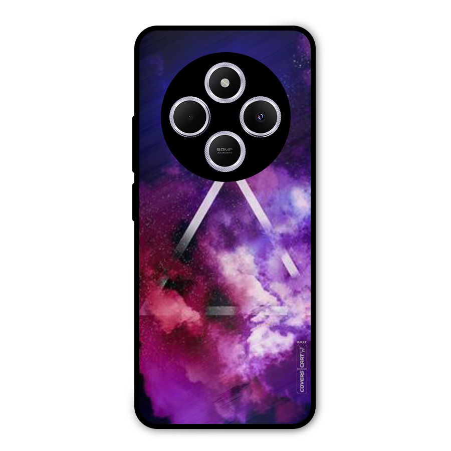 Galaxy Smoke Hues Metal Back Case for Poco M7