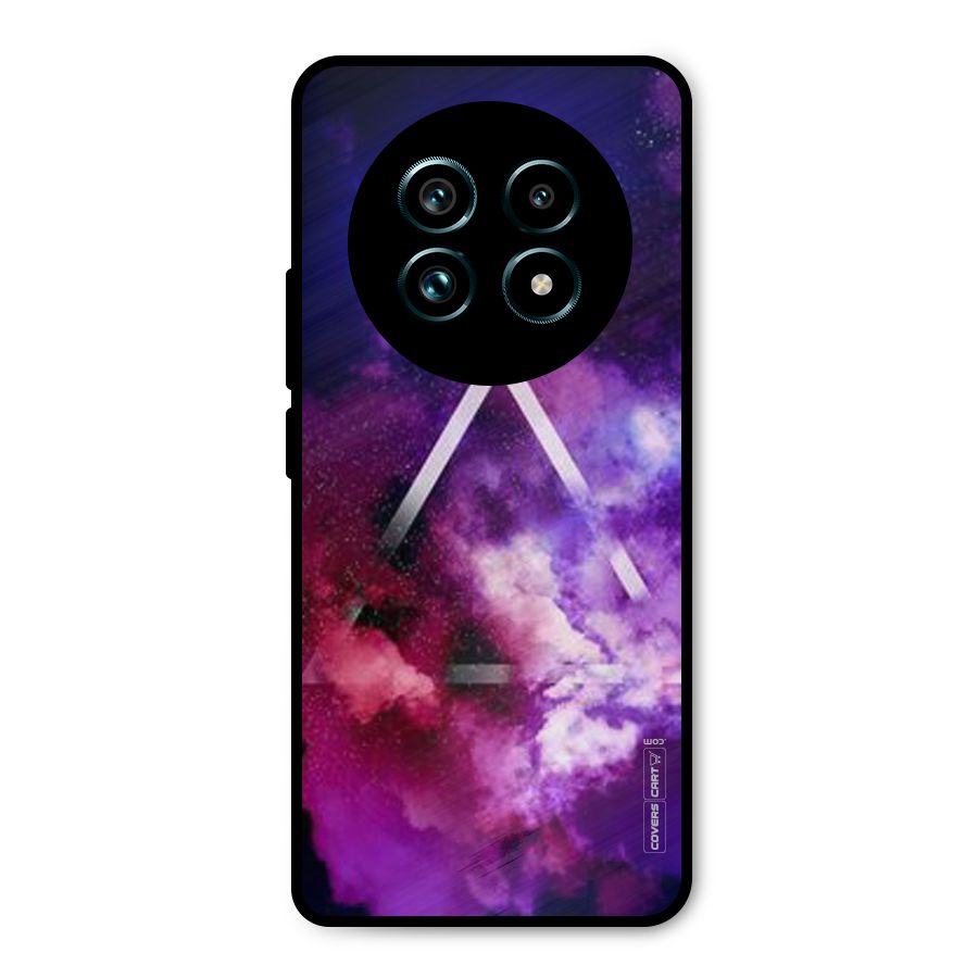 Galaxy Smoke Hues Metal Back Case for Realme 13 Pro Plus