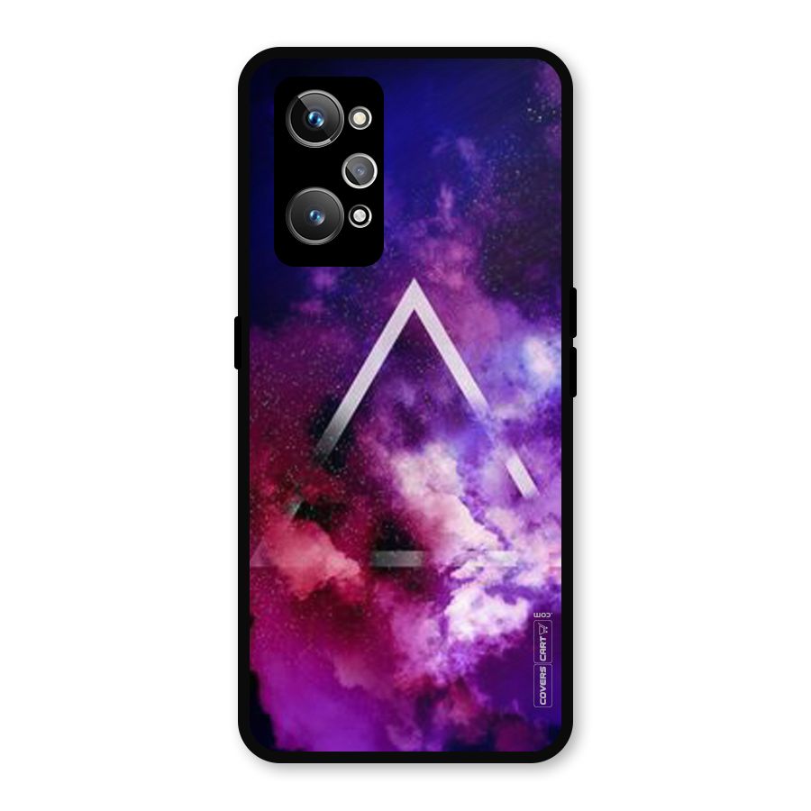 Galaxy Smoke Hues Metal Back Case for Realme GT 2