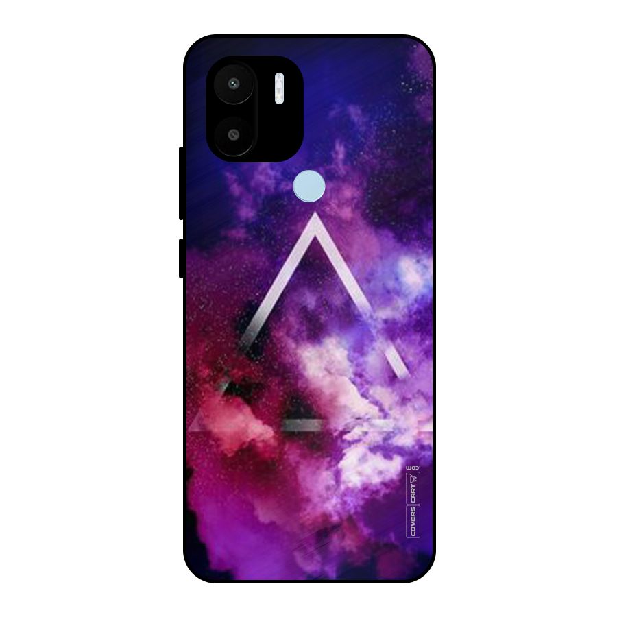 Galaxy Smoke Hues Metal Back Case for Redmi A2+
