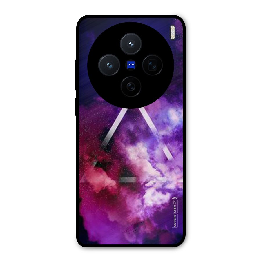Galaxy Smoke Hues Metal Back Case for Vivo X200