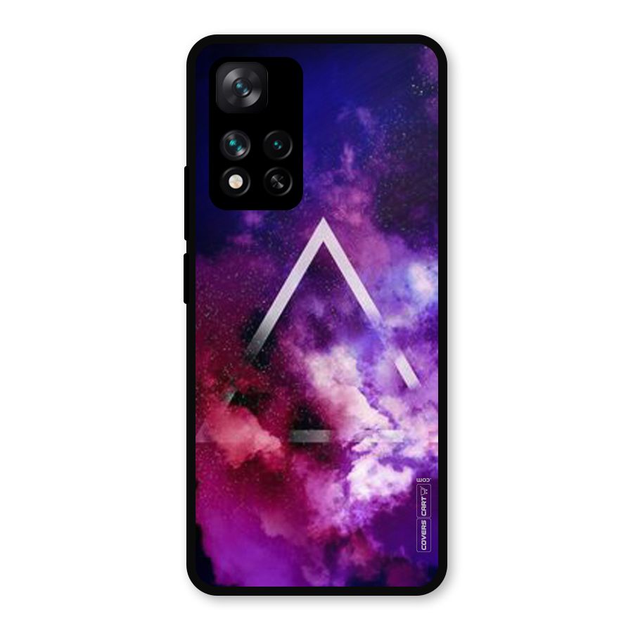 Galaxy Smoke Hues Metal Back Case for Xiaomi 11i Hypercharge 5G