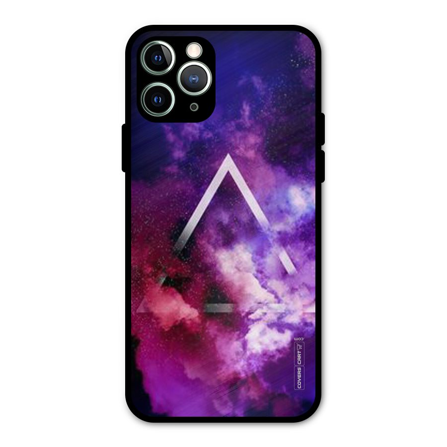 Galaxy Smoke Hues Metal Back Case for iPhone 11 Pro Max