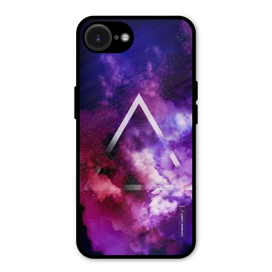 Galaxy Smoke Hues Metal Back Case for iPhone 16e
