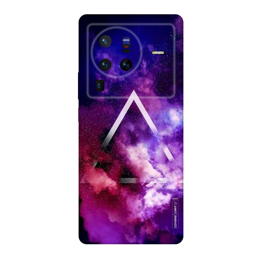 Galaxy Smoke Hues Original Polycarbonate Back Case for Vivo X80