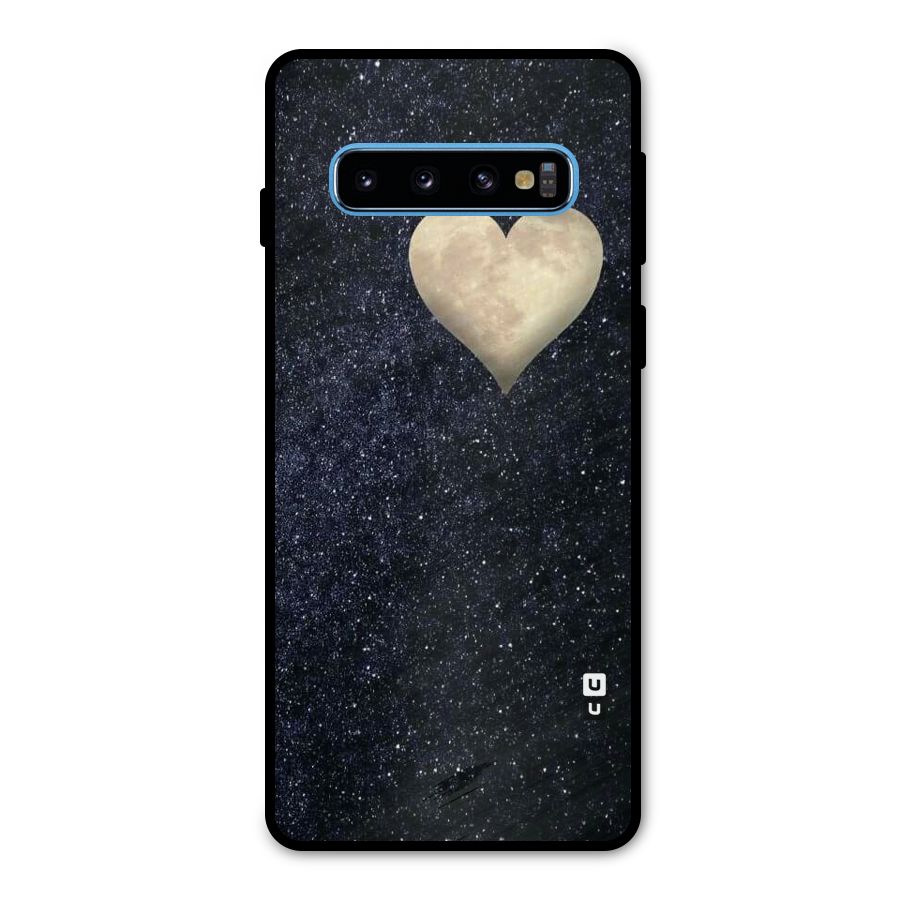 Galaxy Space Heart Metal Back Case for Galaxy S10