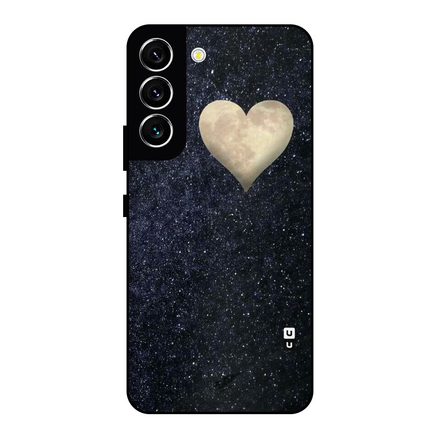 Galaxy Space Heart Metal Back Case for Galaxy S22 5G