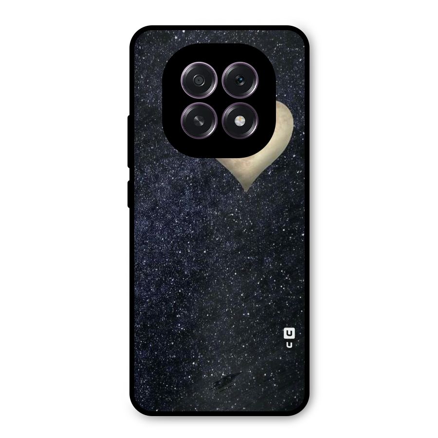 Galaxy Space Heart Metal Back Case for Oppo F29
