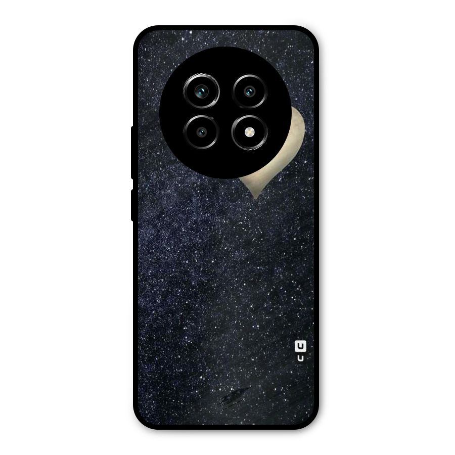 Galaxy Space Heart Metal Back Case for Realme 13 Pro