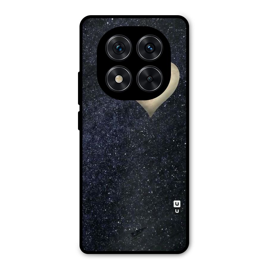 Galaxy Space Heart Metal Back Case for Redmi Note 14 Pro 5G