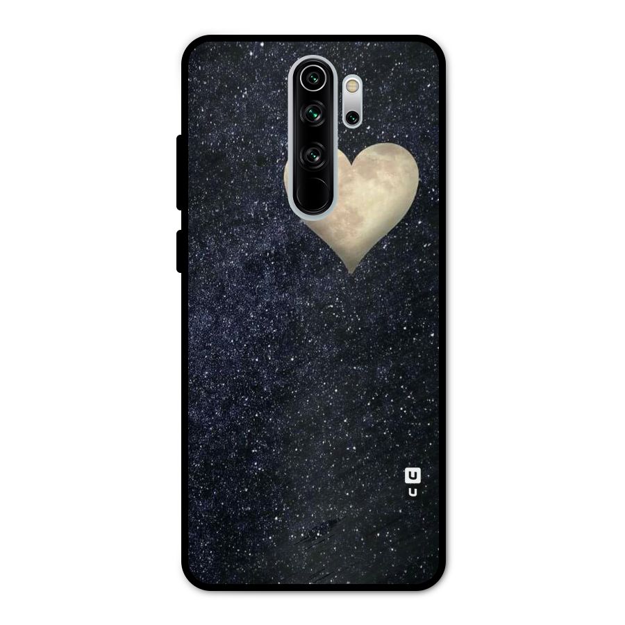 Galaxy Space Heart Metal Back Case for Redmi Note 8 Pro