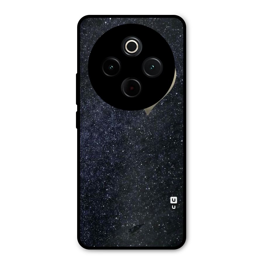 Galaxy Space Heart Metal Back Case for Vivo T4