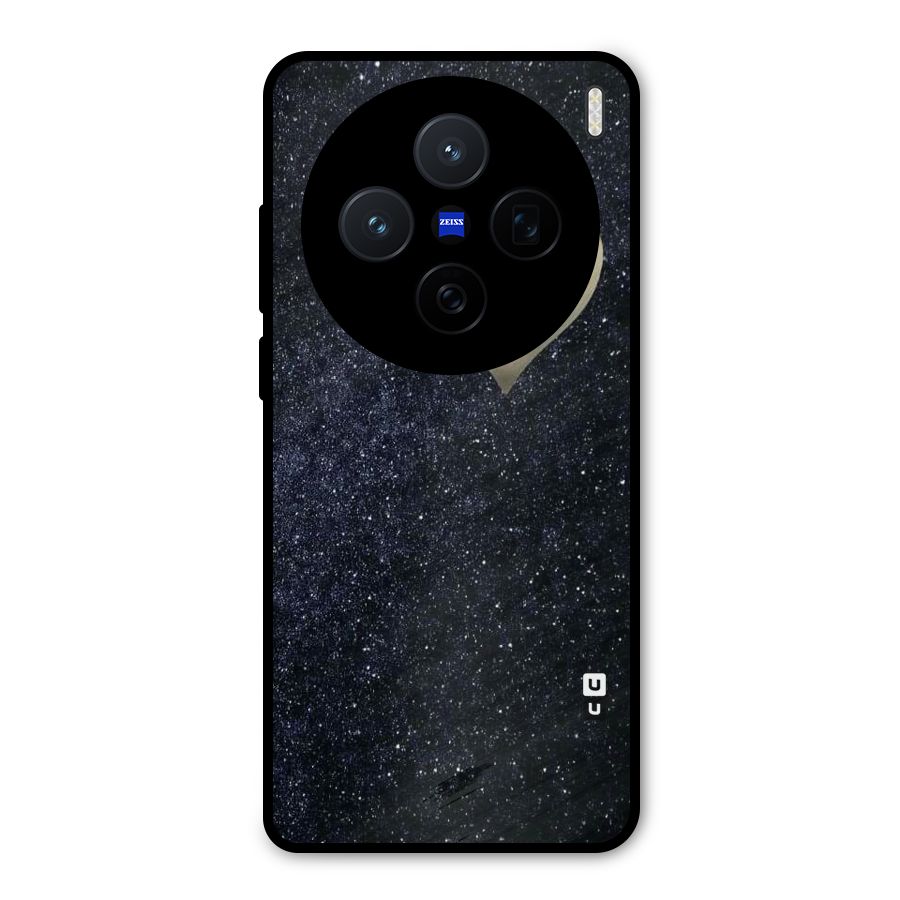 Galaxy Space Heart Metal Back Case for Vivo X200