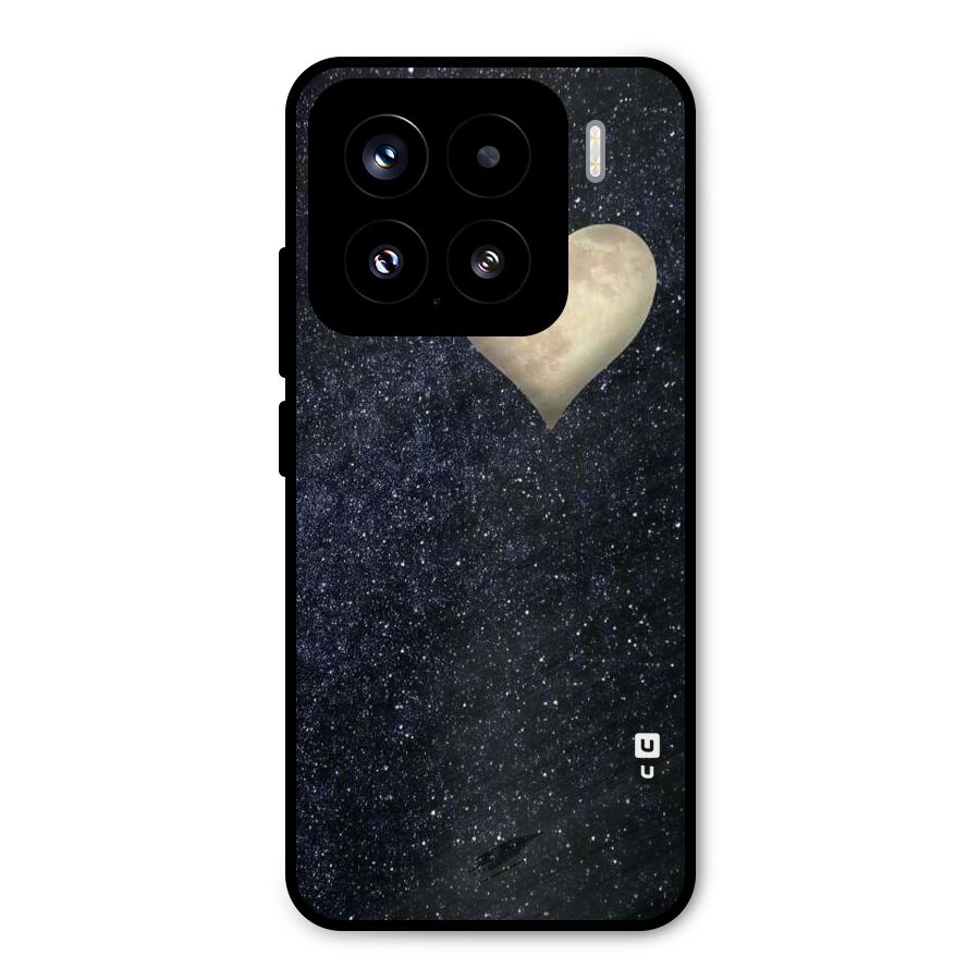 Galaxy Space Heart Metal Back Case for Xiaomi 15