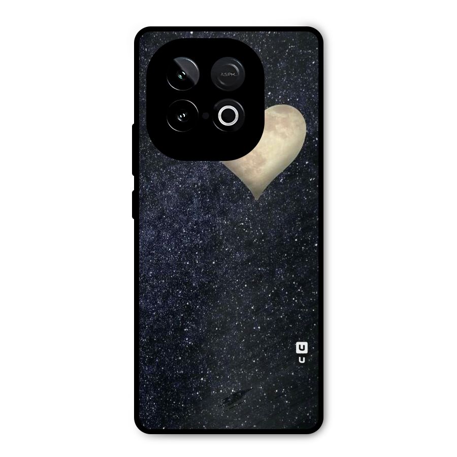 Galaxy Space Heart Metal Back Case for iQOO Neo 10