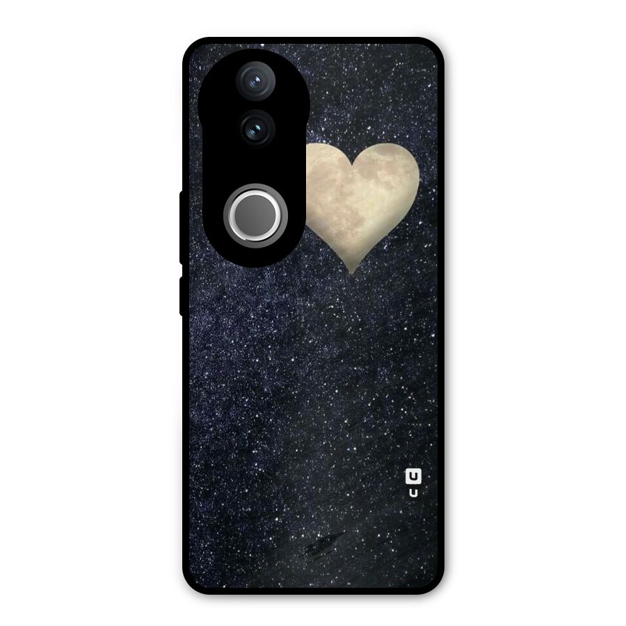 Galaxy Space Heart Metal Back Case for iQOO Z10R