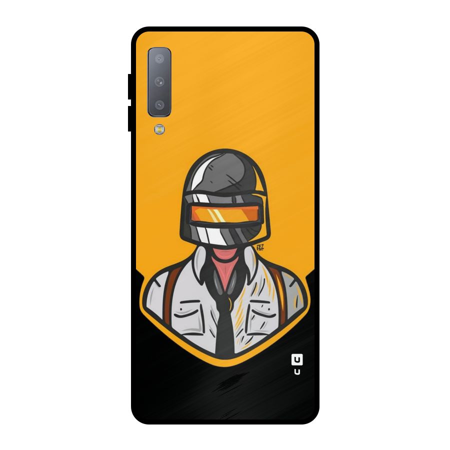 Game Lover Metal Back Case for Galaxy A7 (2018)