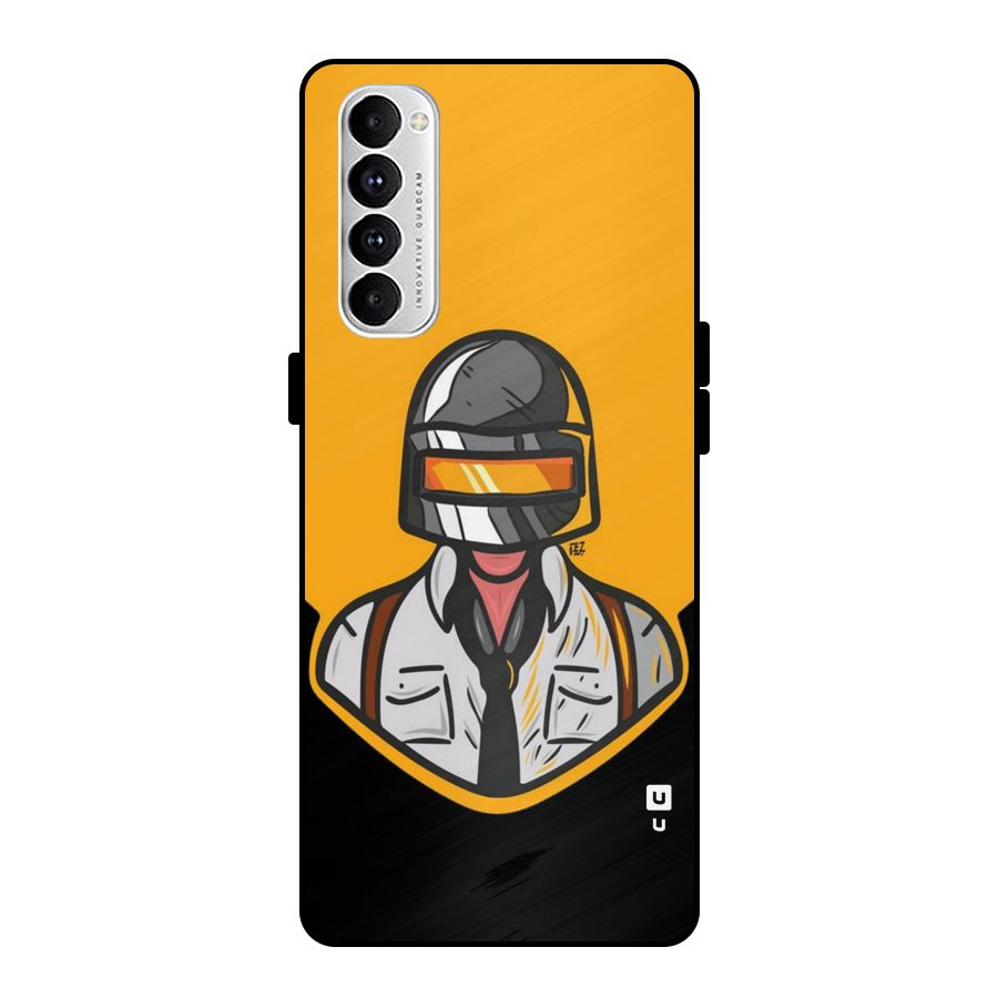 Game Lover Metal Back Case for Oppo Reno4 Pro