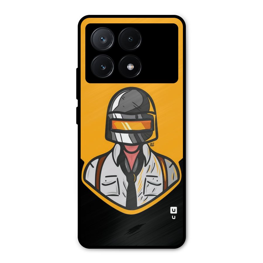 Game Lover Metal Back Case for Poco X6 Pro