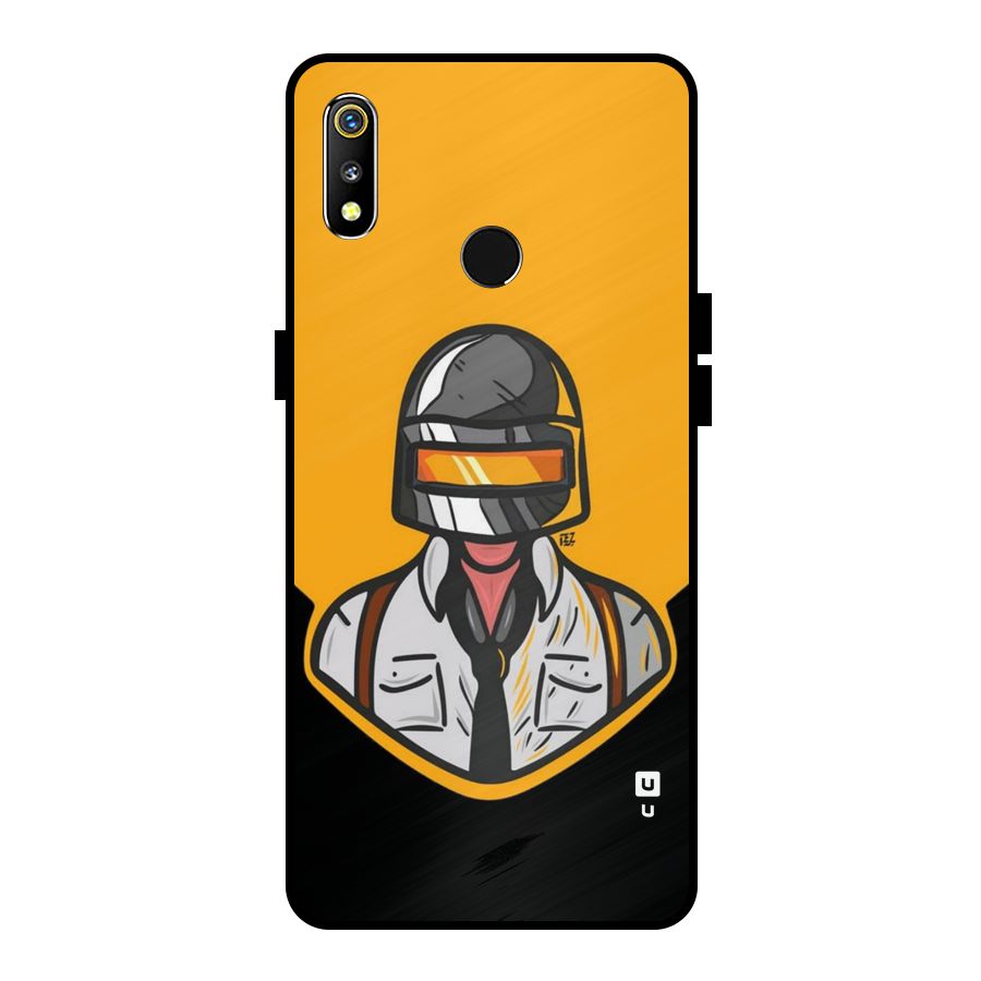 Game Lover Metal Back Case for Realme 3