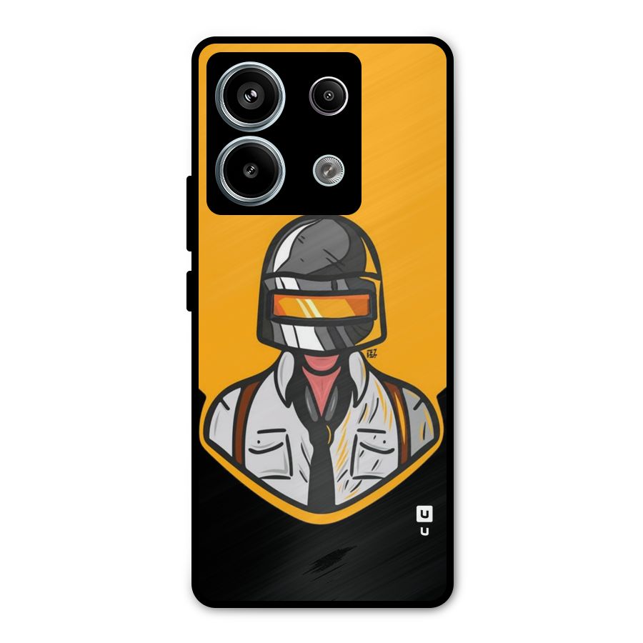 Game Lover Metal Back Case for Redmi Note 13 Pro 5G