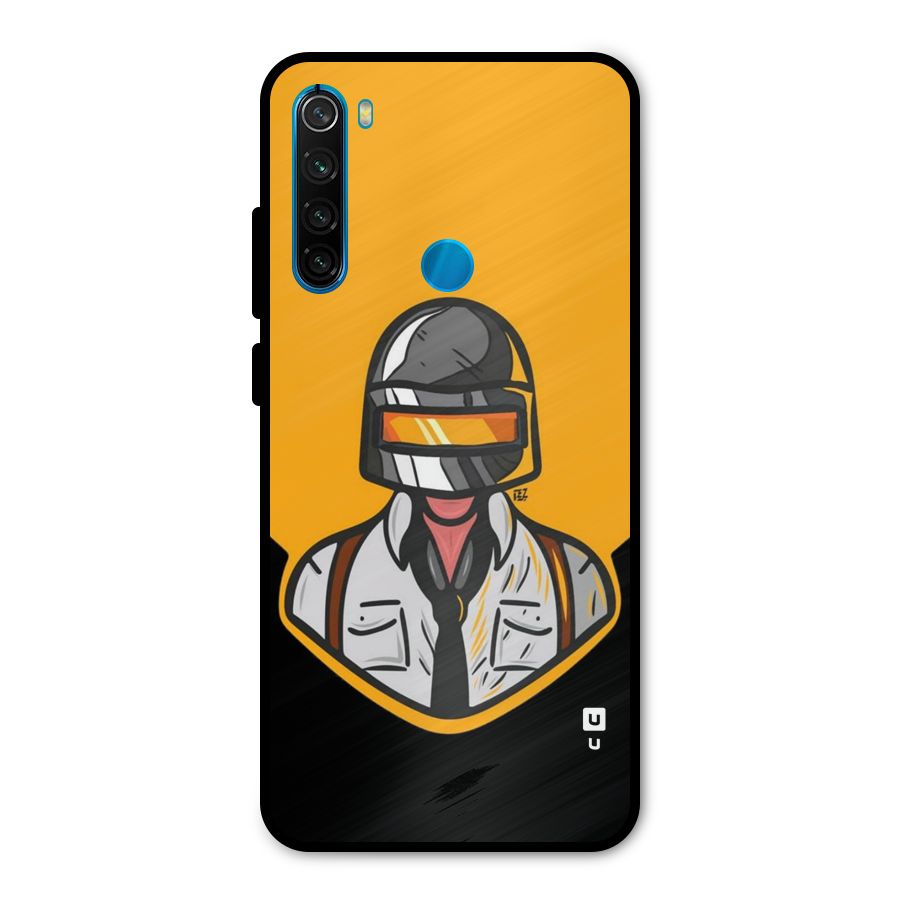Game Lover Metal Back Case for Redmi Note 8