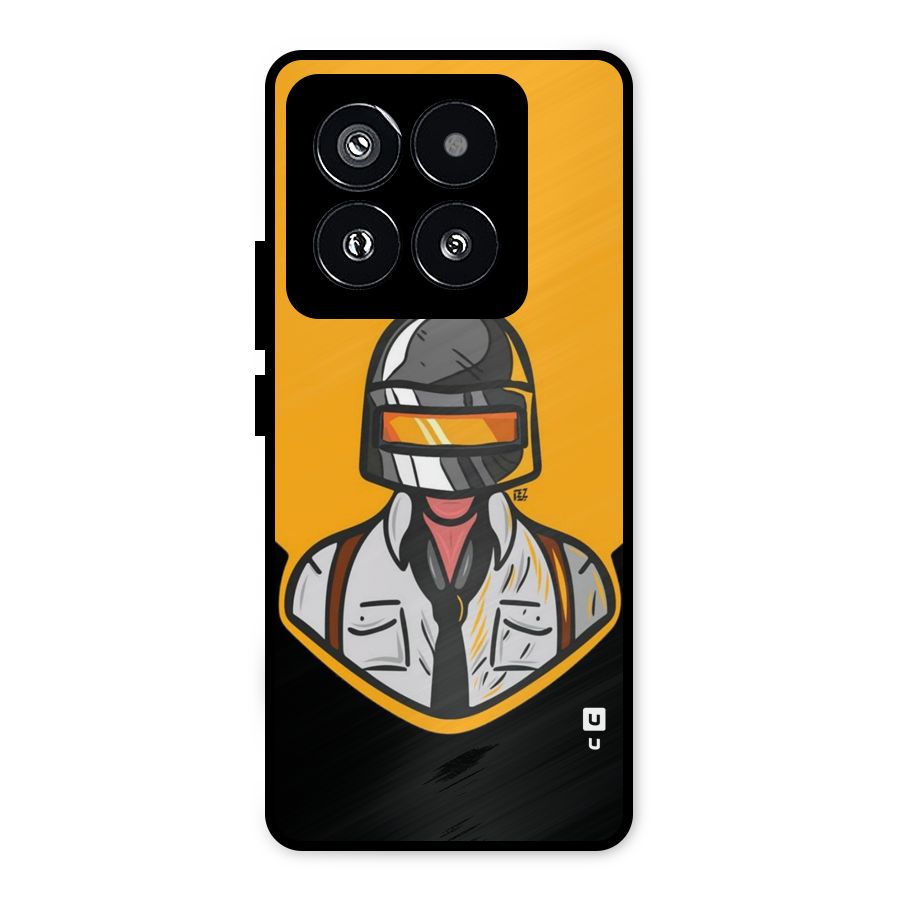 Game Lover Metal Back Case for Xiaomi 14 Pro
