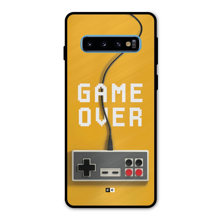 Game Over Remote Metal Back Case for Galaxy S10