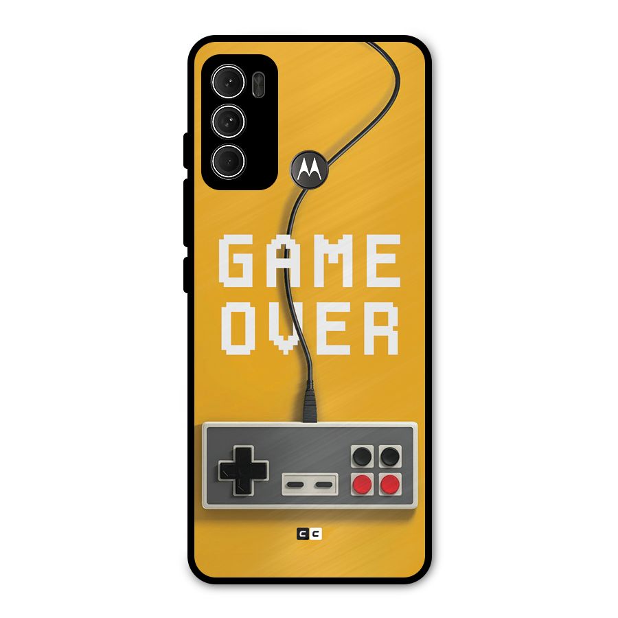 Game Over Remote Metal Back Case for Moto G60
