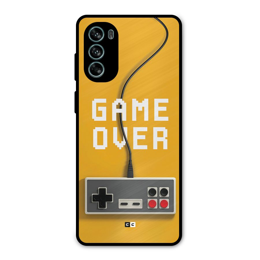 Game Over Remote Metal Back Case for Moto G62