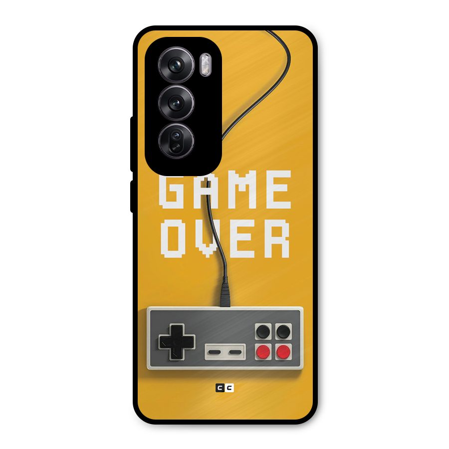 Game Over Remote Metal Back Case for Oppo Reno12 Pro