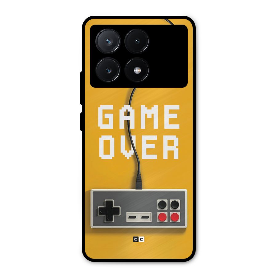 Game Over Remote Metal Back Case for Poco X6 Pro