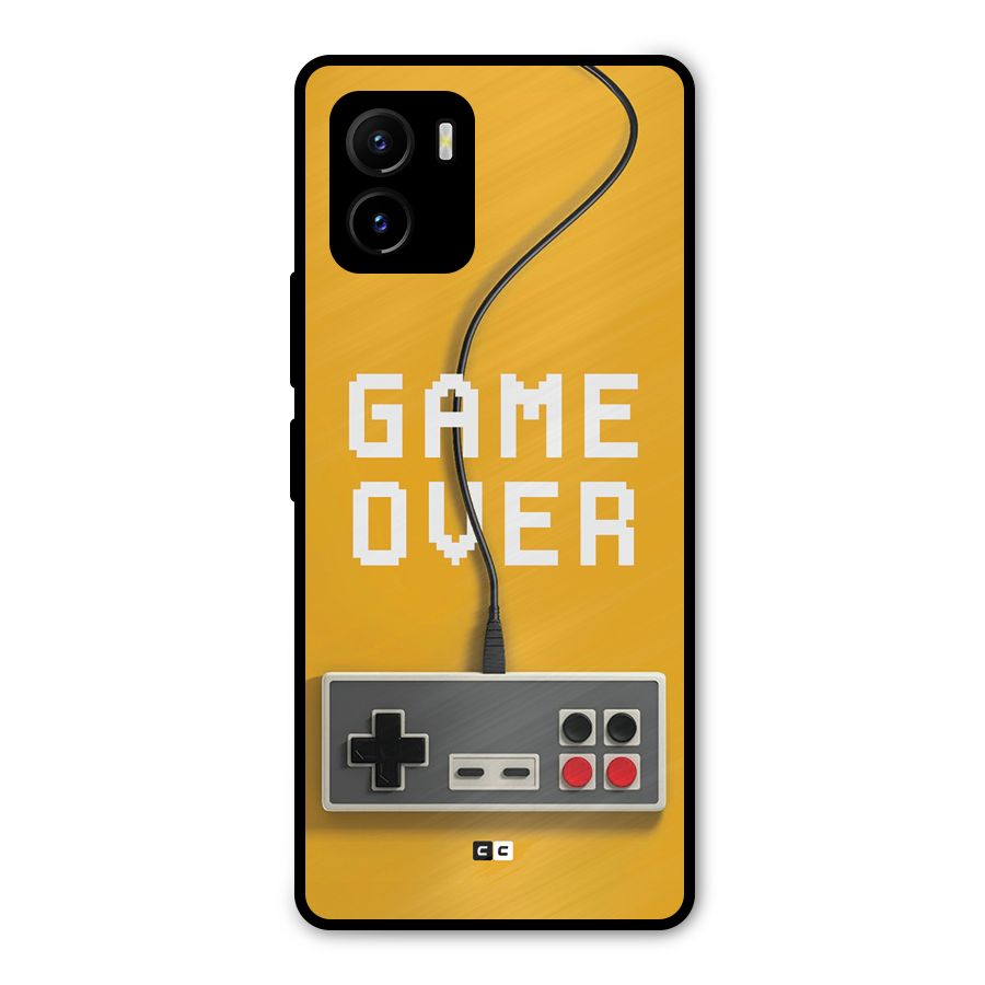 Game Over Remote Metal Back Case for Vivo Y15s