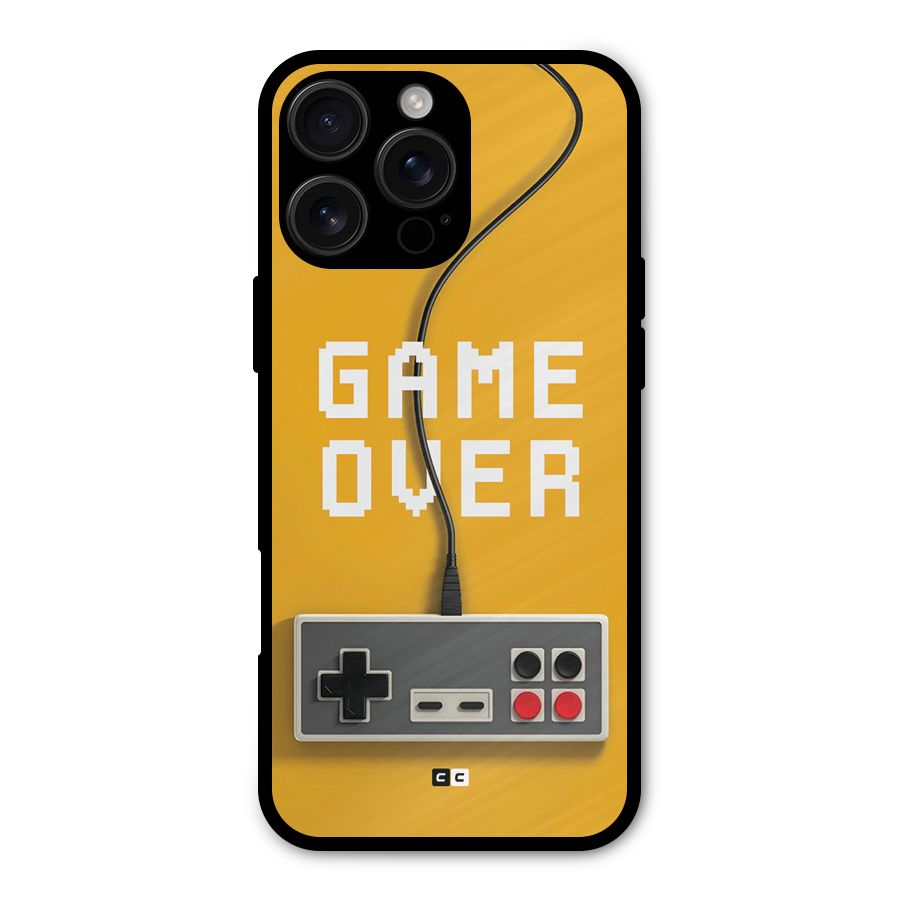 Game Over Remote Metal Back Case for iPhone 16 Pro Max