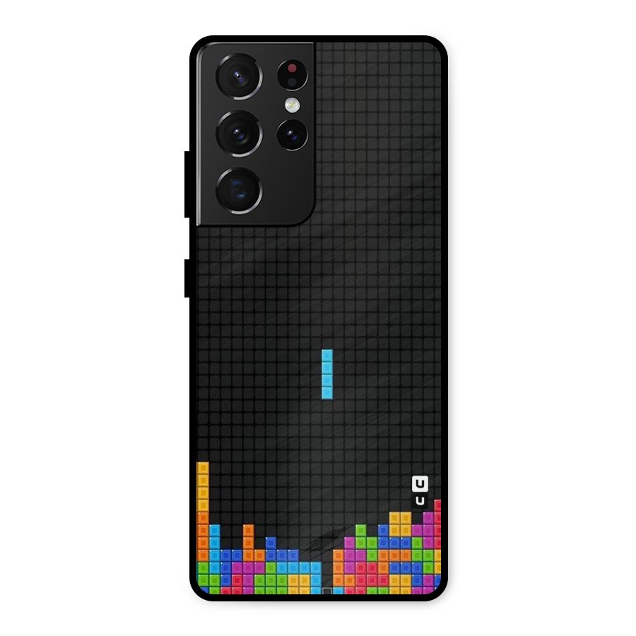 Game Play Metal Back Case for Galaxy S21 Ultra 5G