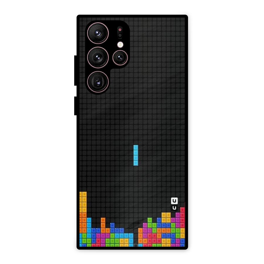 Game Play Metal Back Case for Galaxy S22 Ultra 5G