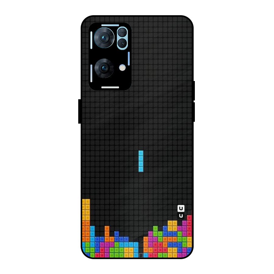 Game Play Metal Back Case for Oppo Reno7 Pro 5G