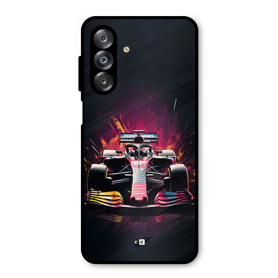 Game Racing Metal Back Case for Galaxy A26