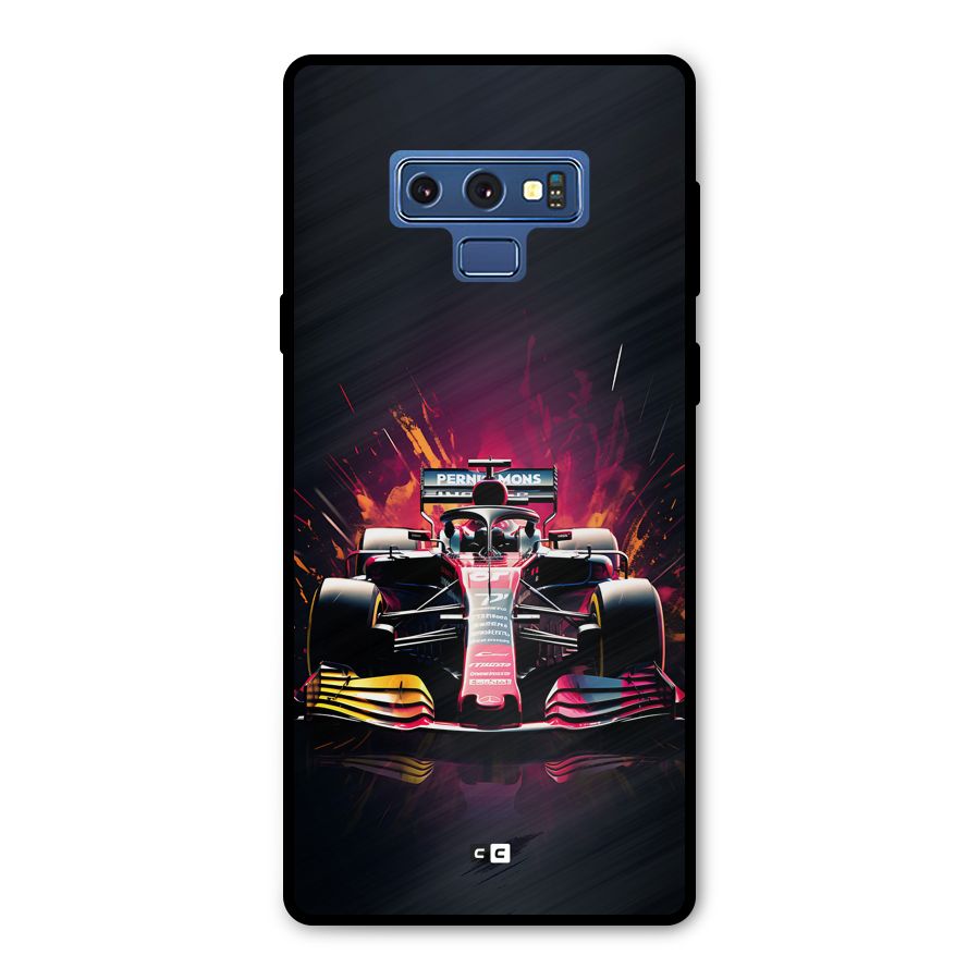 Game Racing Metal Back Case for Galaxy Note 9