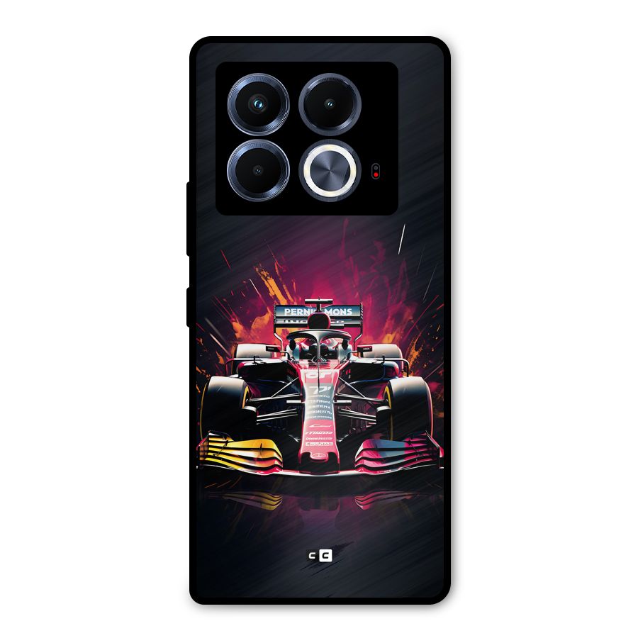 Game Racing Metal Back Case for Infinix Note 40 5G