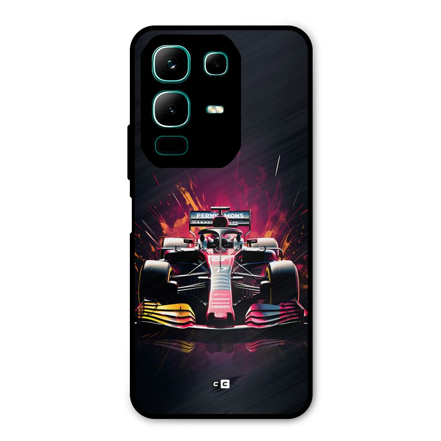 Game Racing Metal Back Case for Infinix Note 50x