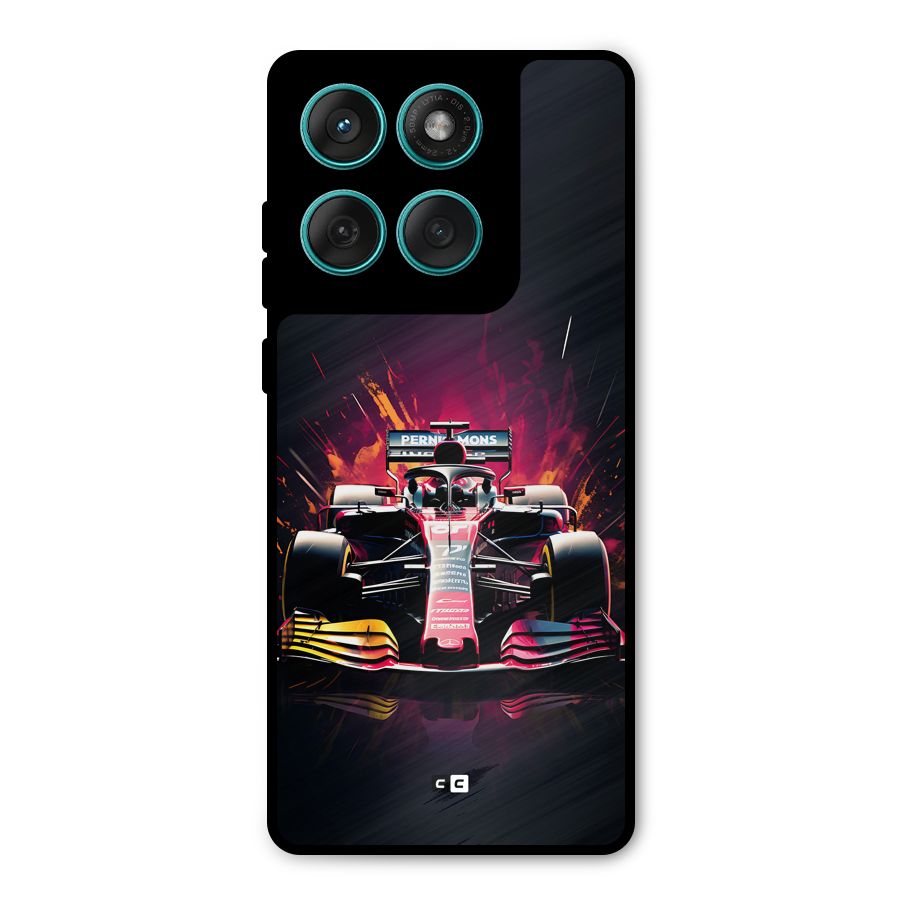 Game Racing Metal Back Case for Motorola Edge 60