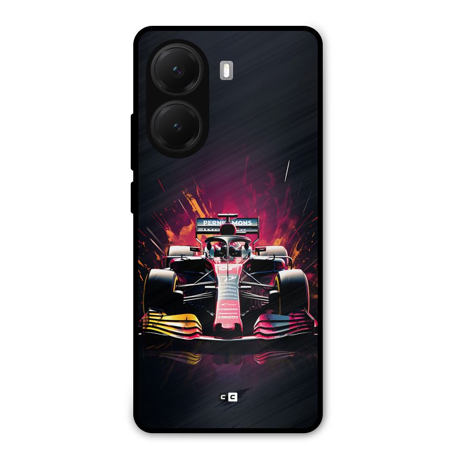 Game Racing Metal Back Case for Poco X7 Pro
