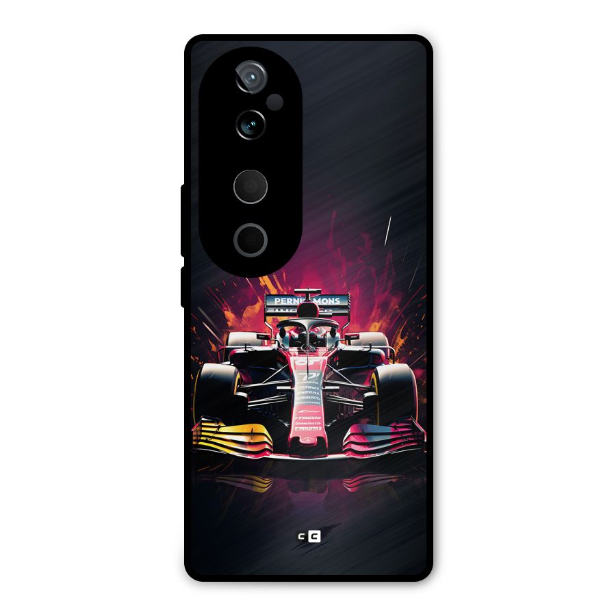 Game Racing Metal Back Case for Vivo T3 Ultra